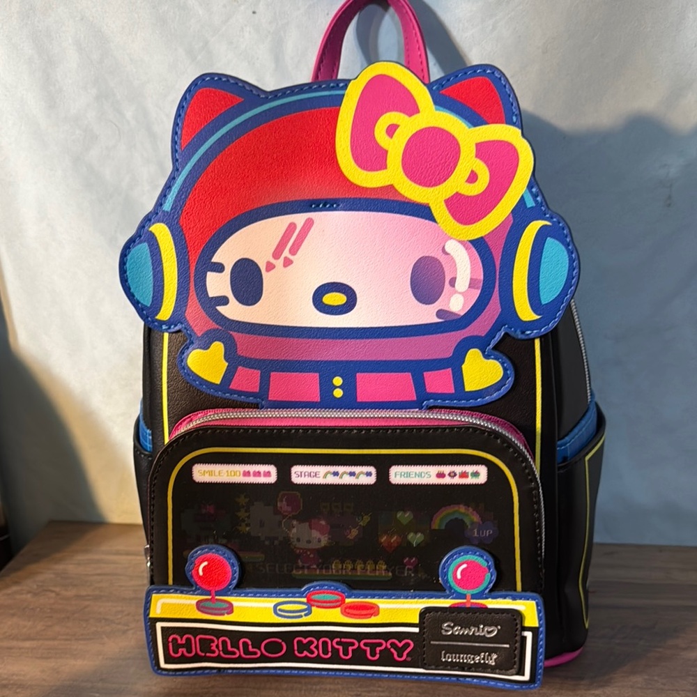 Hello Kitty Backpack with Colorful Design Loungefly